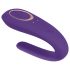 Satisfyer Double Classic - vodotesný, akumulátorový dvojitý vibrátor (fialový)
