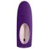 Satisfyer Double Plus Remote - rádiový, nabíjateľný párový vibrátor (fialový)