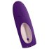 Satisfyer Double Plus Remote - rádiový, nabíjateľný párový vibrátor (fialový)