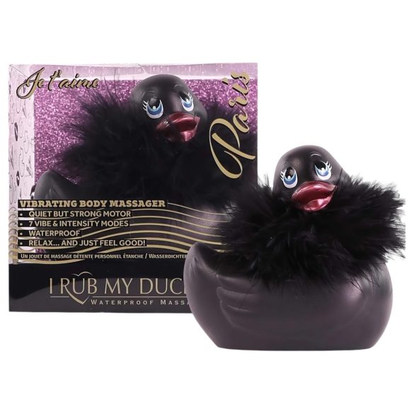 My Duckie Paris 2.0 - erotický vibrátor (čierny)