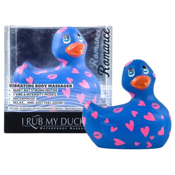 My Duckie Romance 2.0 - vodotesný klitoris vibrátor (modro-ružový)