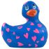 My Duckie Romance 2.0 - vodotesný klitoris vibrátor (modro-ružový)