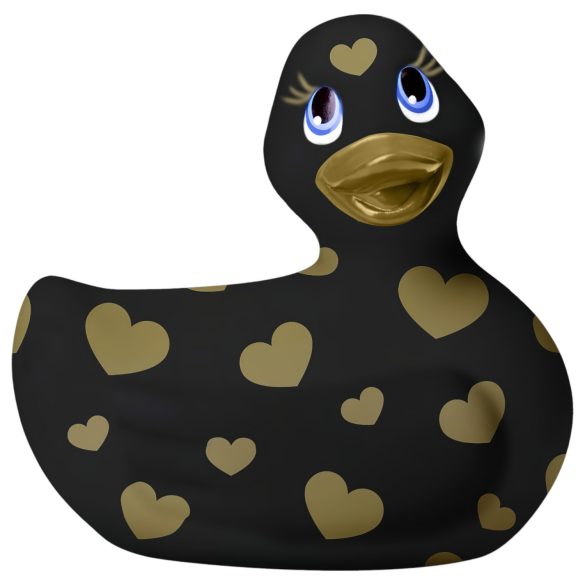 My Duckie Romance 2.0 - vibrátor na klitoris - čierna/zlatá