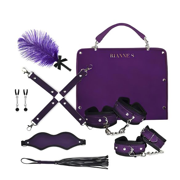 RS Soiree Kinky Me Softly - BDSM viazací set - fialový (7-dielny)