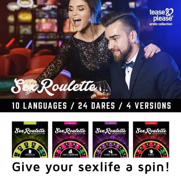 Sex Roulette Kama Sutra - erotická spoločenská hra (v 10 jazykoch)