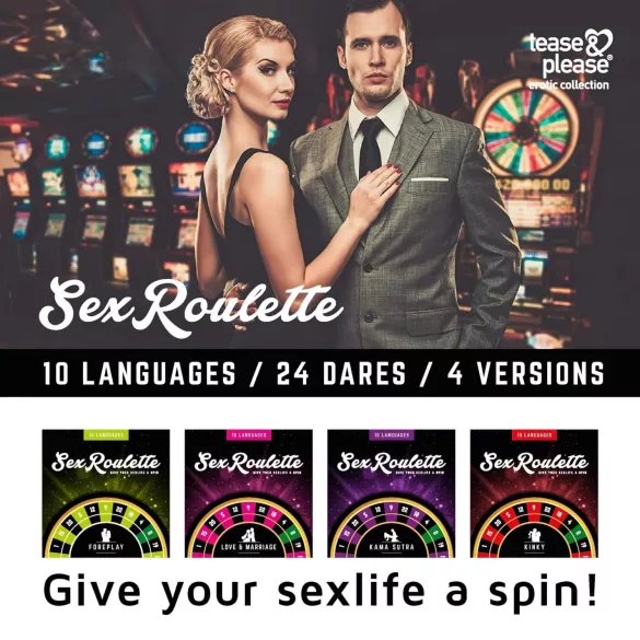 Sex Roulette Kama Sutra - erotická spoločenská hra (v 10 jazykoch)