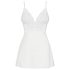 Obsessive 810-BAB-2 - čipkované babydoll a tangá (biela) - L/XL