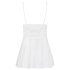 Obsessive 810-BAB-2 - čipkované babydoll a tangá (biela) - L/XL