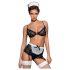 Obsessive Maidme - sexy kostým chyžná (6 dielov) - L/XL