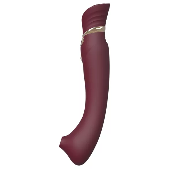 ZALO Queen - vibrátor na bod G a klitoris - pulzačný - červený