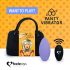 FEELZTOYS Panty - nabíjateľný, rádiový klitorisový vibrátor (fialový)