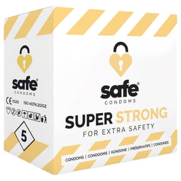SAFE Super Strong - mimoriadne silný kondóm (5ks)