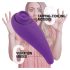 FEELZTOYS Femmegasm - nabíjací 2v1 klitoris vibrátor (fialový)