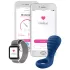 OHMIBOD Bluemotion Nex 3 - inteligentný, vibračný krúžok na penis (modrý)