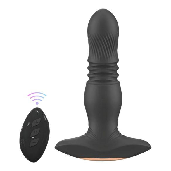 Aixiasia Roy - nabíjací rádiový anál. vibrátor (čierny)