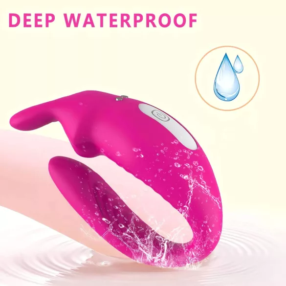 Aixiasia Hera - nabíjací rádio párový vibrátor (ružový)