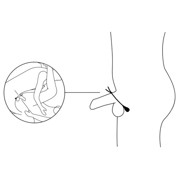 Nexus Forge - nastaviteľný vibračný krúžok na penis (čierny)