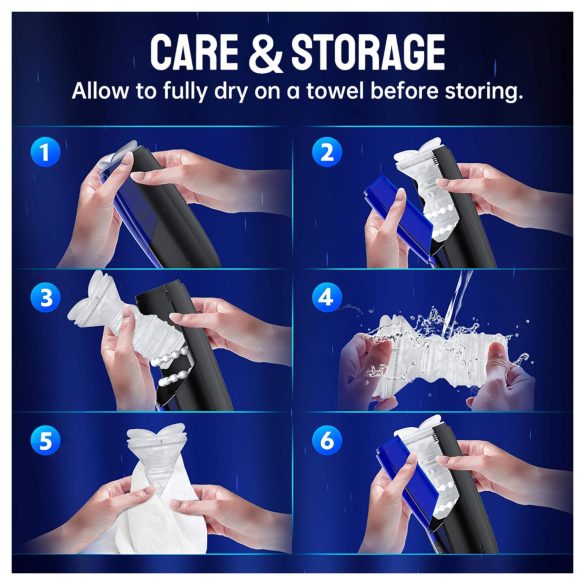 Magic Motion Xone - pánsky masturbátor - smart funkcie - modrý