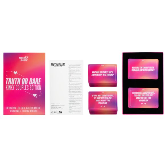Tease&Please - hra pre páry - pravda alebo odvaha - anglická verzia