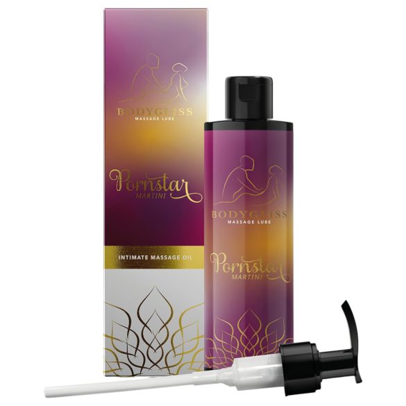 Bodygliss - masážny olej a lubrikant - pornohviezda martini (150ml)