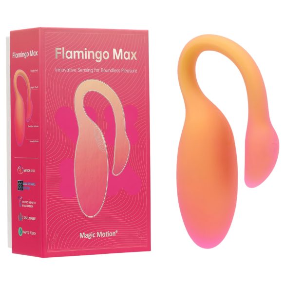 Magic Motion Flamingo Max - vibračné vajíčko - smart - oranžové