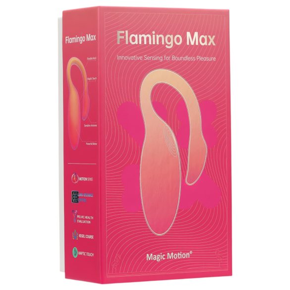 Magic Motion Flamingo Max - vibračné vajíčko - smart - oranžové