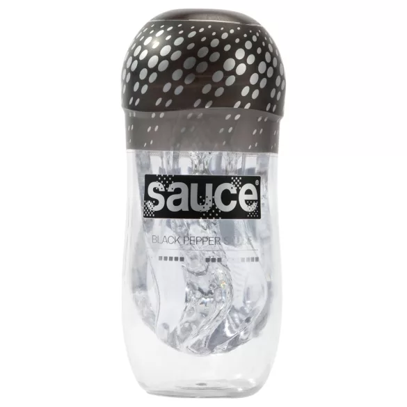 Sauce - kompaktný masturbátor - priehľadný