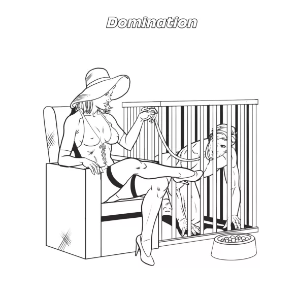 WoodRocket - dospelácky erotický omaľovánka - fetiše