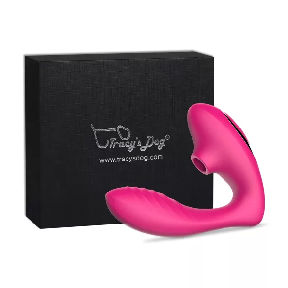 Tracy's Dog OG - vibrátor na bod G a klitorálny stimulátor - ružový
