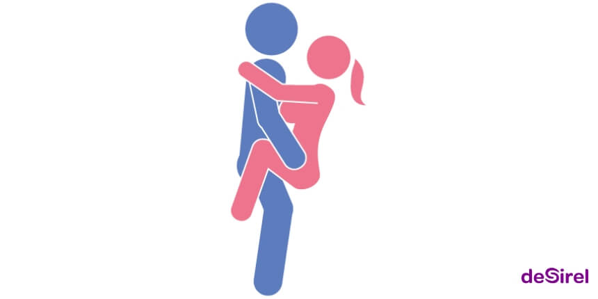 Pokročilá stojaca sexuálna poloha Opica pre páry | Desirel.sk sex shop