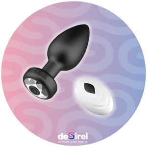 Diaľkovo ovládaný análny vibrátor Desirel Easy Obsidian | Desirel Sexshop