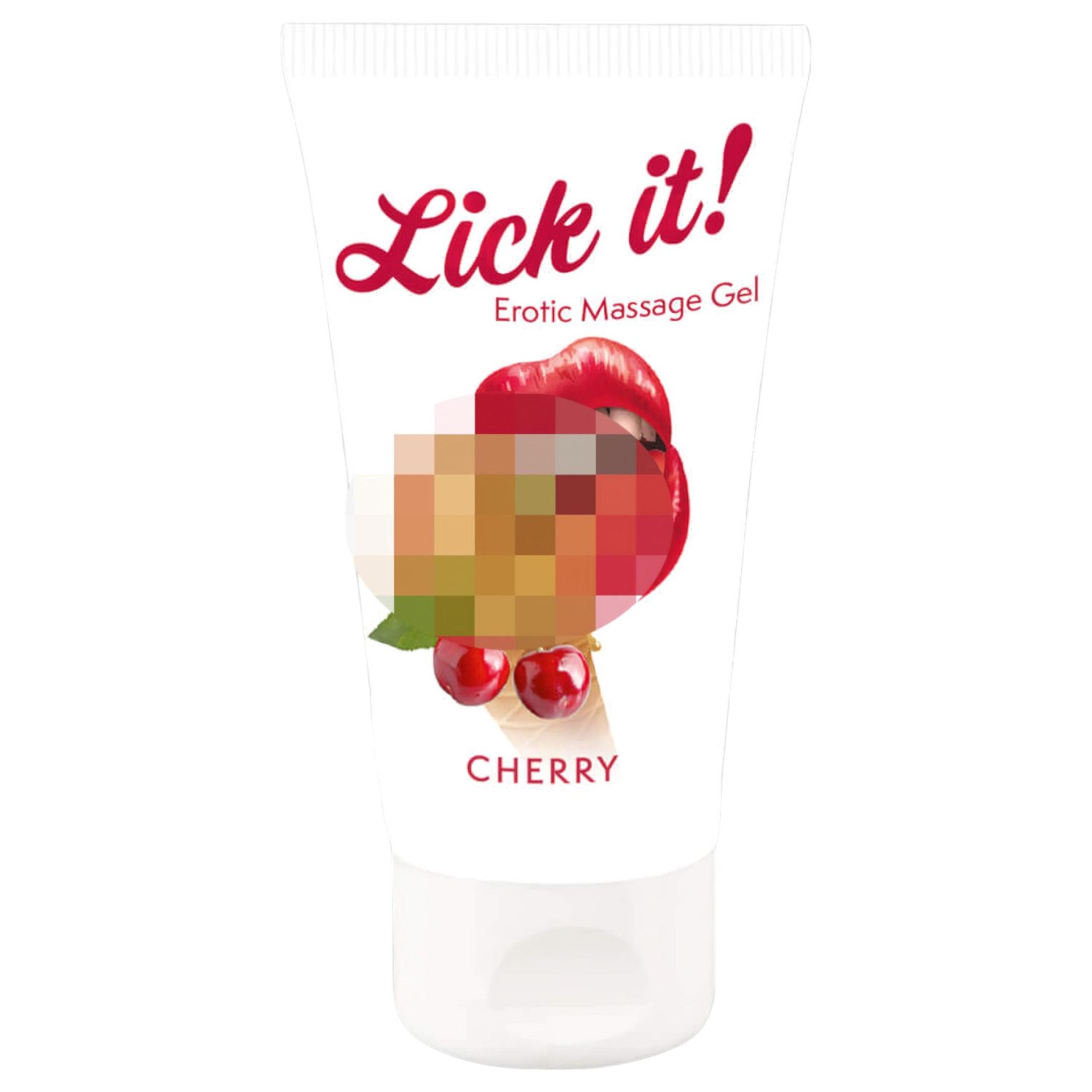 Lick it! - 2v1 jedlý lubrikant - čerešňa (50ml)