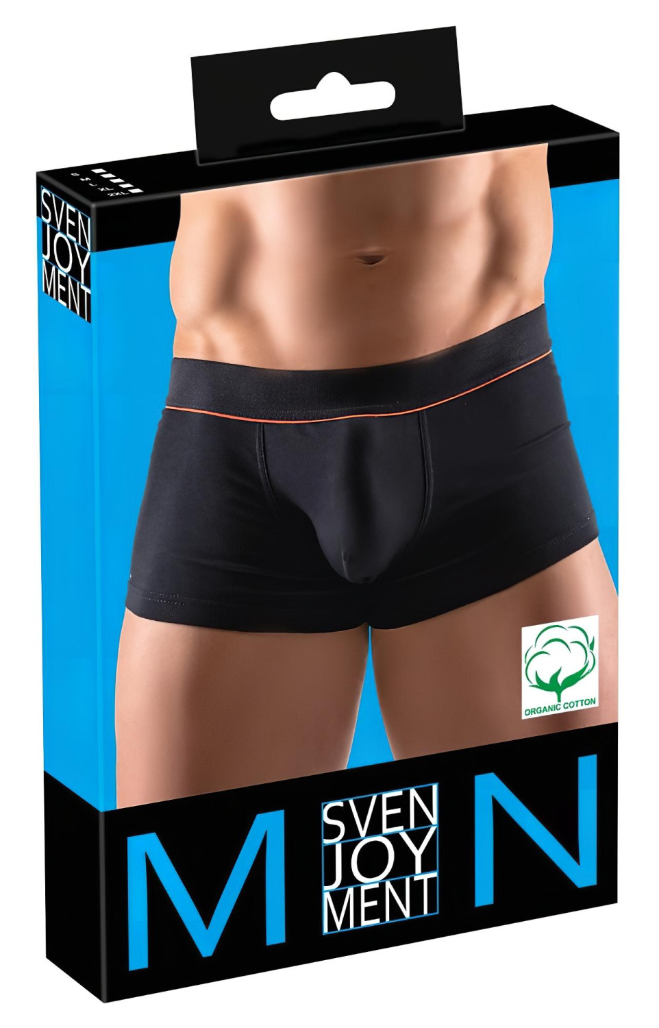Svenjoyment - pohodlné eko-bavlnené boxerky (čierne)