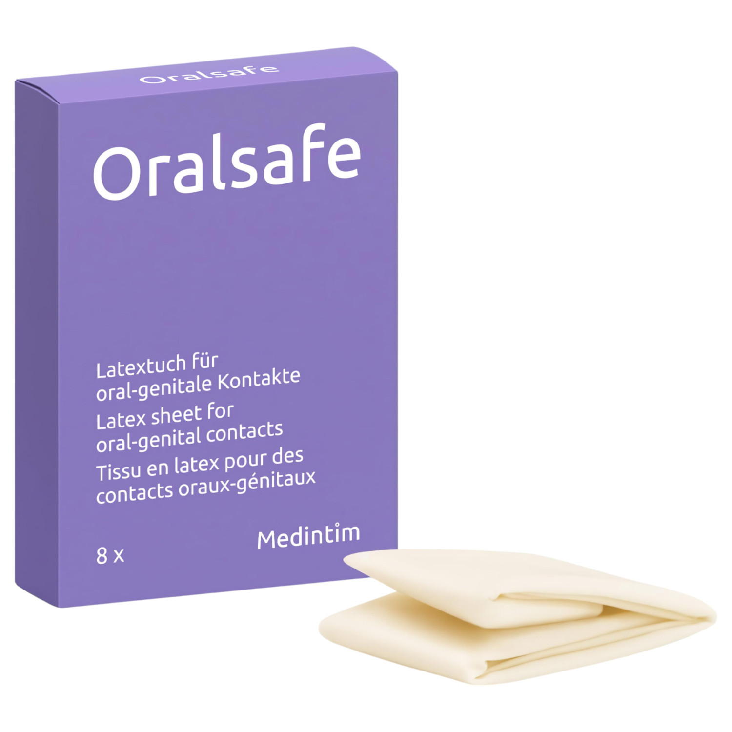 Oralsafe - ochranná fólia na orálny sex - 8 ks