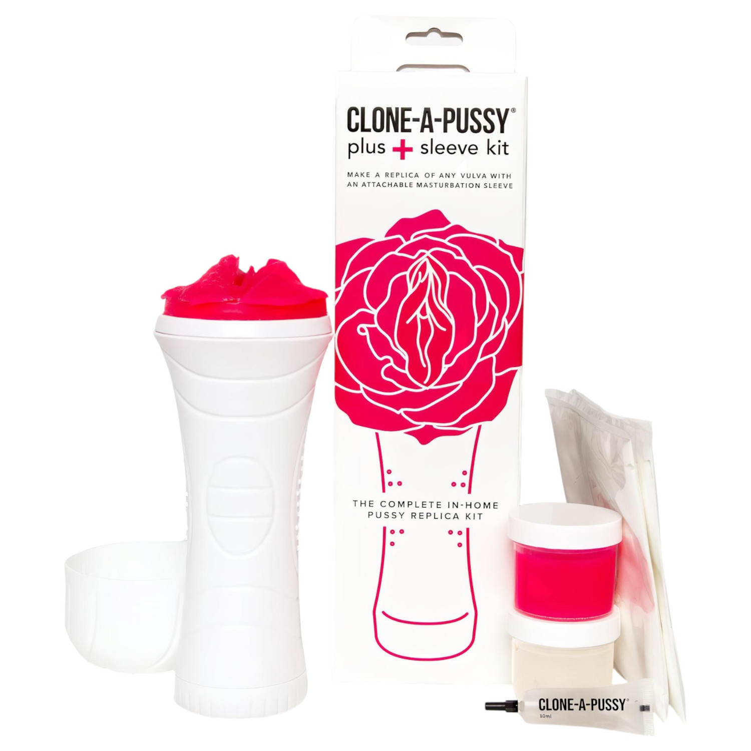Clone-a-Pussy - sada na odliatok vagíny a manžeta - ružová