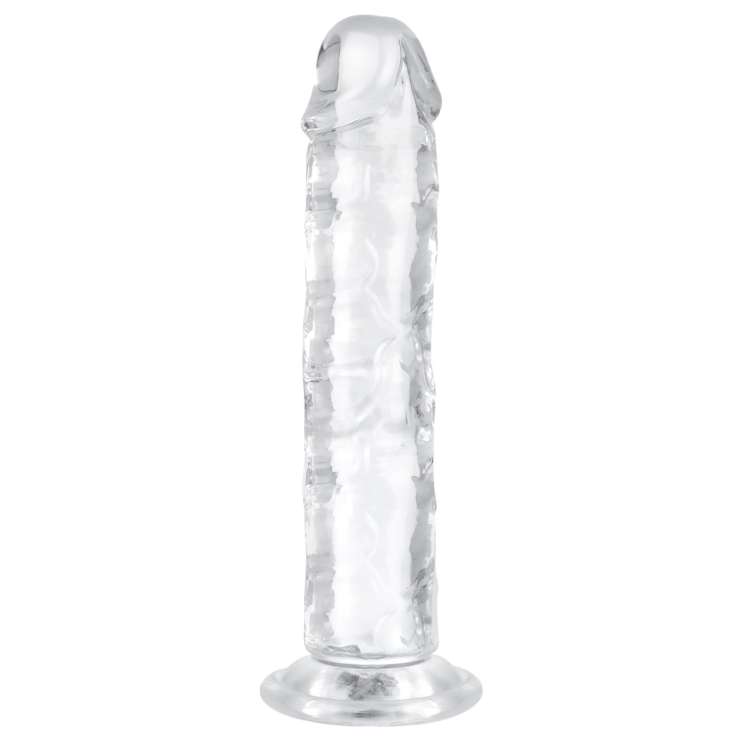 EasyToys - želé dildo - 16 cm (priehľadný)