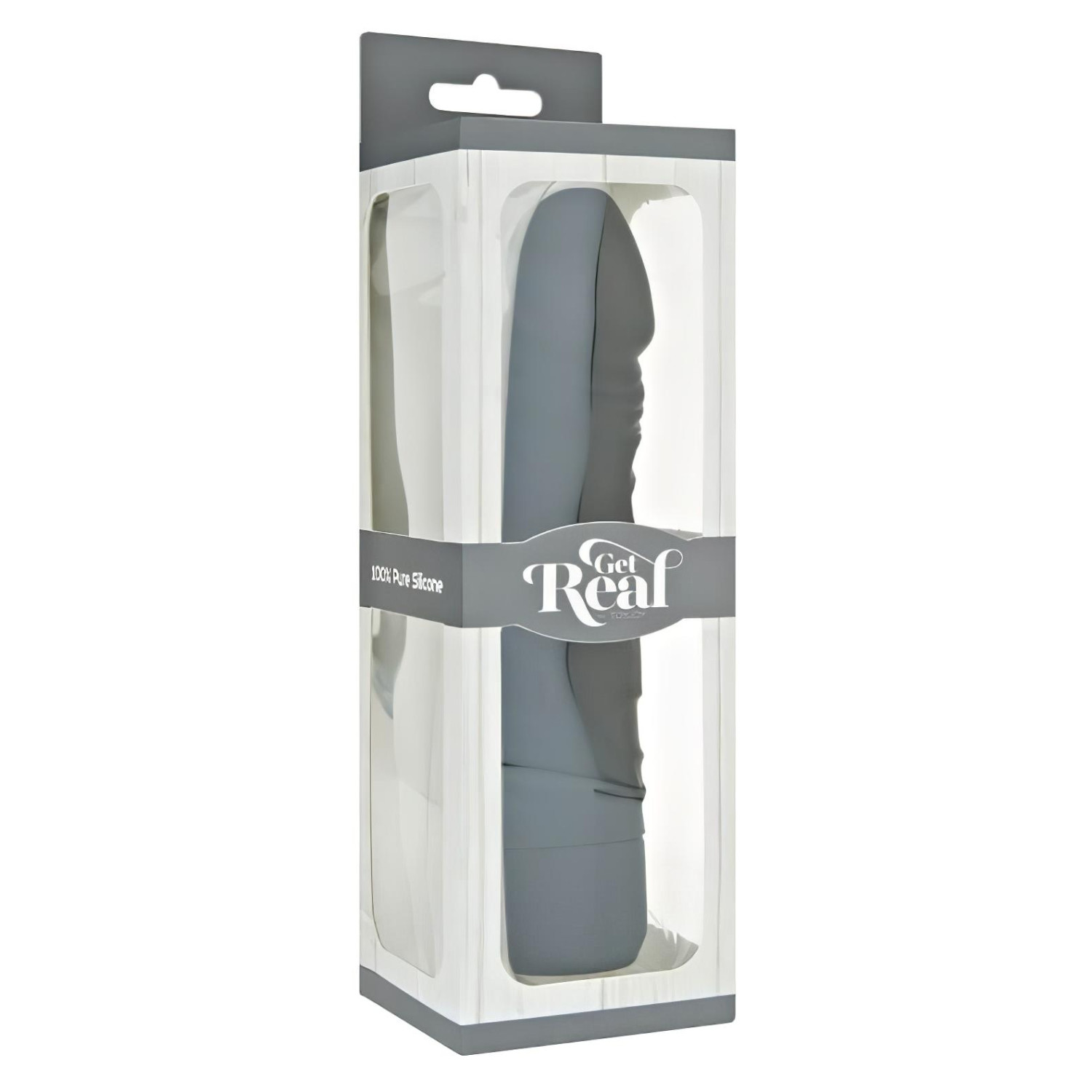 Classic Get Real - realistický, silikónový vibrátor (čierny)